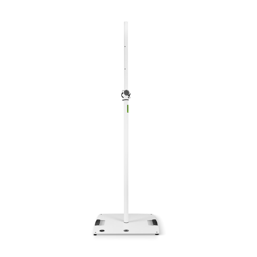 Gravity LS 431 W - Pied d’éclairage avec base carrée en acier et possibilité de montage excentré