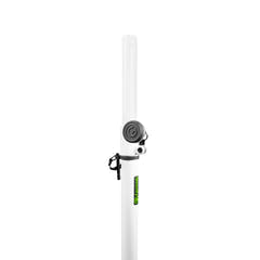 Gravity LS 431 W - Pied d’éclairage avec base carrée en acier et possibilité de montage excentré