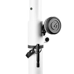 Gravity LS 431 W - Pied d’éclairage avec base carrée en acier et possibilité de montage excentré