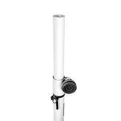 Gravity LS 431 W - Pied d’éclairage avec base carrée en acier et possibilité de montage excentré