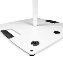 Gravity LS 431 W - Pied d’éclairage avec base carrée en acier et possibilité de montage excentré