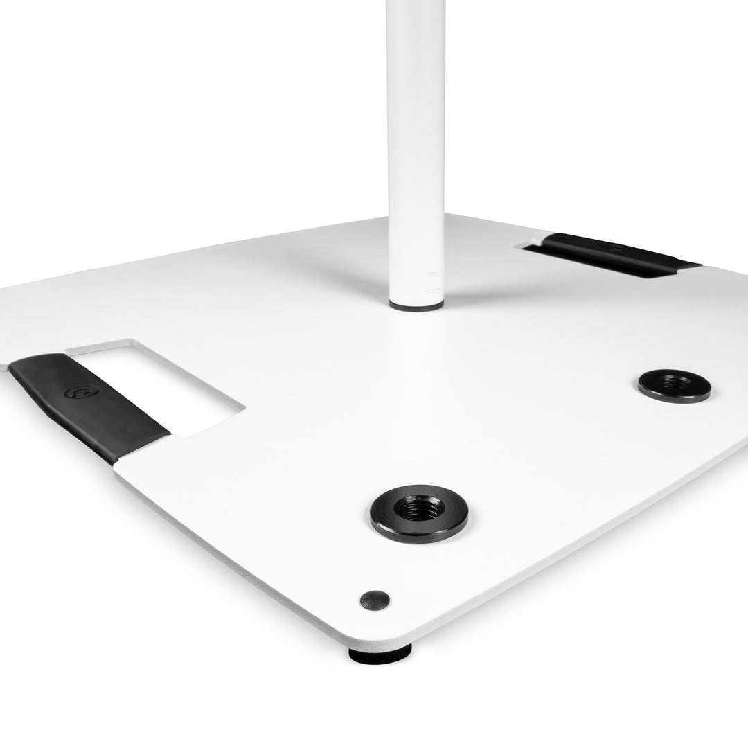 Gravity LS 431 W - Pied d’éclairage avec base carrée en acier et possibilité de montage excentré