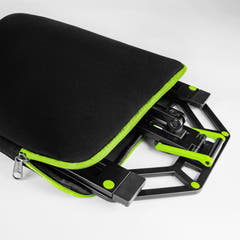 Gravity LTS 01 B SÆT 1 - stand réglable pour ordinateurs portables et contrôleurs, avec sac de protection en néoprène inclus