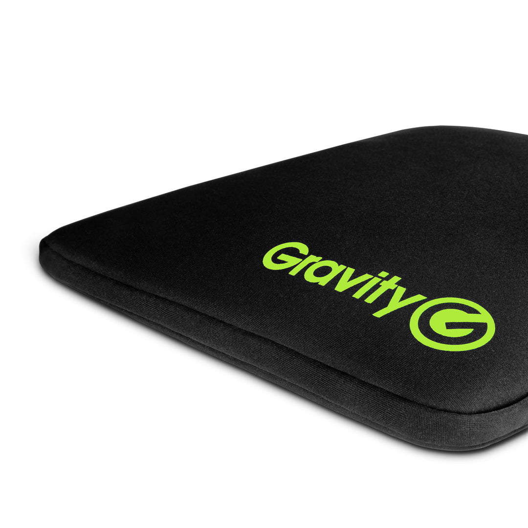 Gravity LTS 01 B SÆT 1 - stand réglable pour ordinateurs portables et contrôleurs, avec sac de protection en néoprène inclus