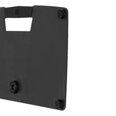 Gravity LTS T 02 B - Support universel pour ordinateur portable avec tiges de maintien réglables et base en acier, noir