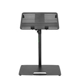 Gravity LTS T 02 B - Universelt laptopstativ med justerbare holdepinde og stålbase, sort