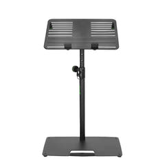 Gravity LTS T 02 B - Support universel pour ordinateur portable avec tiges de maintien réglables et base en acier, noir