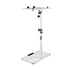 Gravity LTS T 02 W - Support universel pour ordinateur portable avec tiges de maintien réglables et base en acier