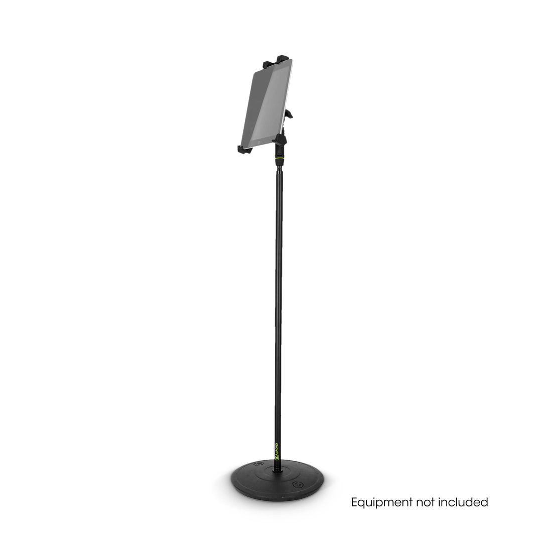 Gravity MA T TH 02 SET 2 - Support de tablette pour voyageurs et stand de microphone à une main avec base ronde
