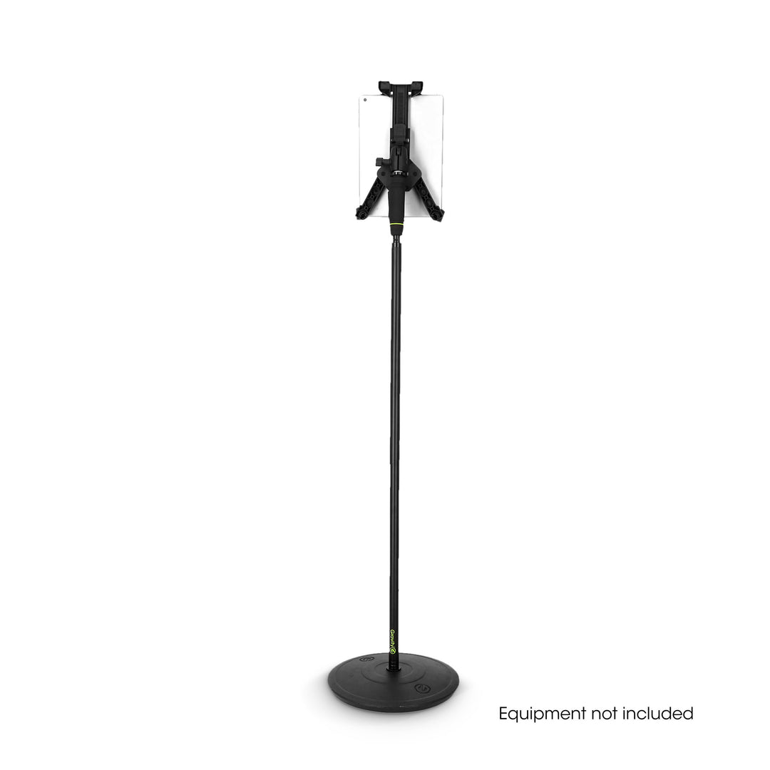 Gravity MA T TH 02 SET 2 - Support de tablette pour voyageurs et stand de microphone à une main avec base ronde