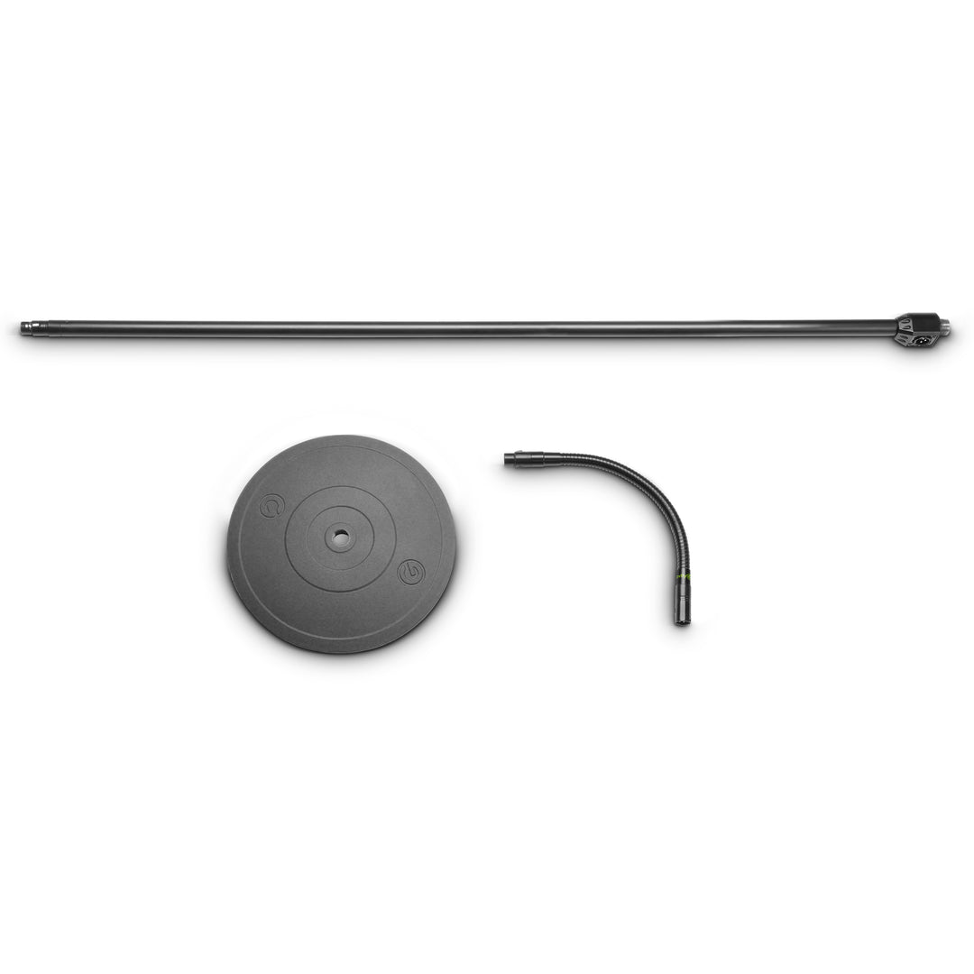 Gravity MS 23 XLR B - Pied de microphone avec connecteur XLR et col de cygne