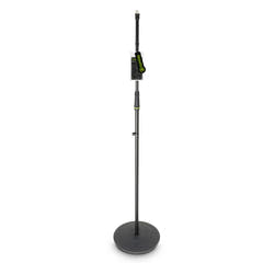 Gravity MS 23 - pied de microphone avec base ronde, noir