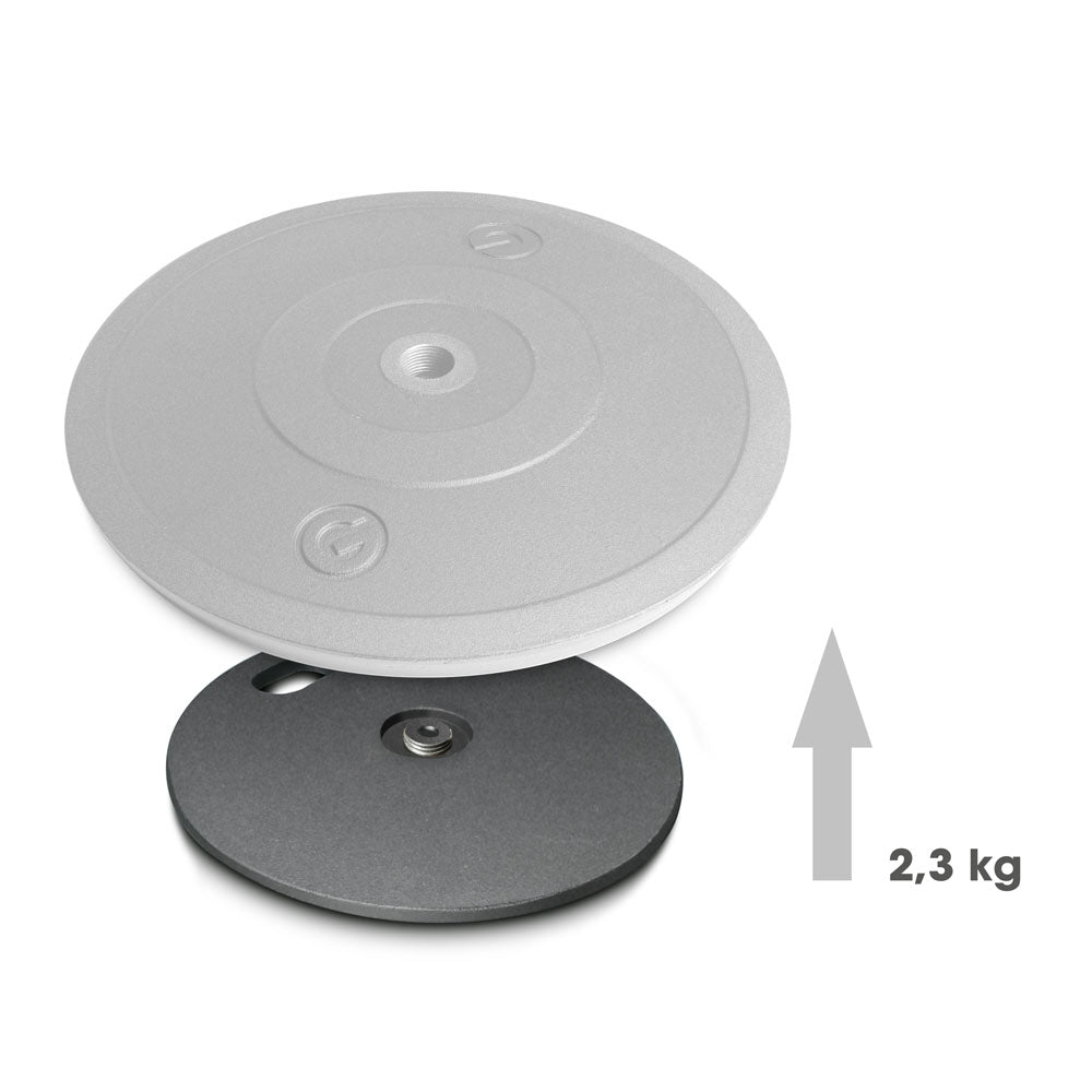 Gravity MS 2 WP - Plaque de lestage pour supports de Microphones à base ronde