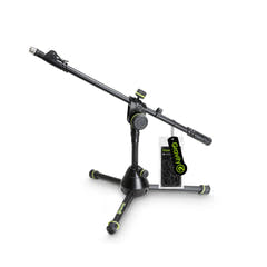 Gravity MS 3122 HDB - Court stand de microphone robuste pour usage intensif avec trépied pliable