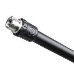 Gravity MS 4221 B - Pied de microphone court avec trépied pliable et bras de perche réglable en 2 points