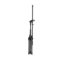 Gravity MS 4221 B - Pied de microphone court avec trépied pliable et bras de perche réglable en 2 points