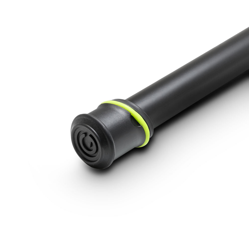 Gravity MS 4221 B - Pied de microphone court avec trépied pliable et bras de perche réglable en 2 points