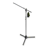 Gravity MS 4321 B - Mikrofonstativ med foldbar trefodsbase og boomarm med 2-punktsjustering