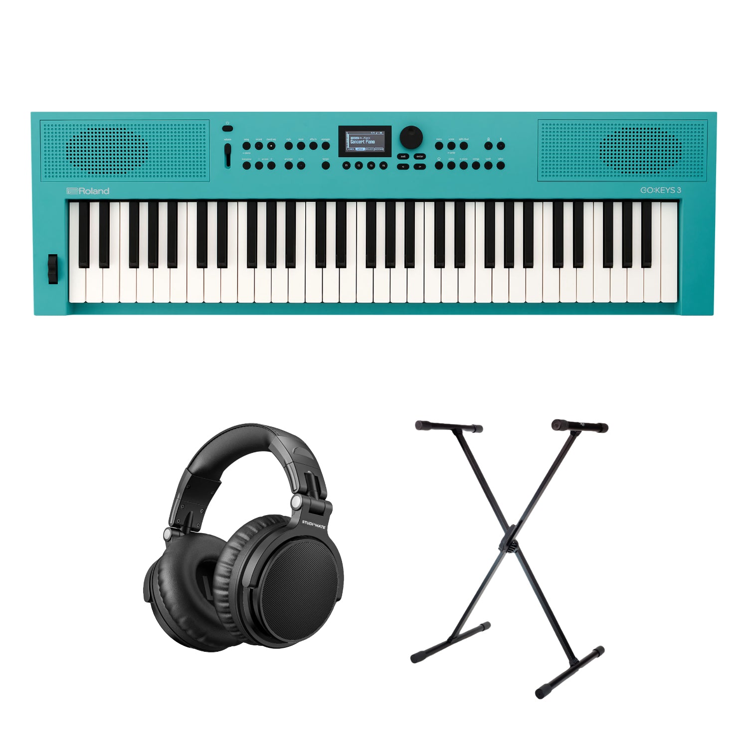 Roland GO:KEYS 3 Starter Pack (Turquoise)
