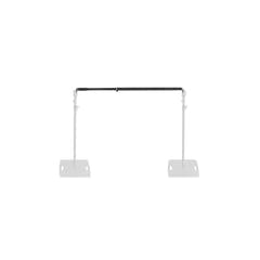 Gravity PAD T M - Barre transversale télescopique horizontale de longueur moyenne pour système de rideaux Pipe and Drape
