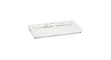 Gator GPB-BAK-WH pedalboard en aluminium, blanc
