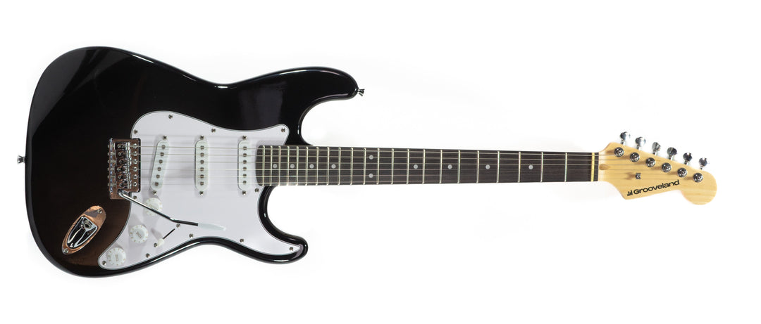 Grooveland ST Guitare électrique (Noir)