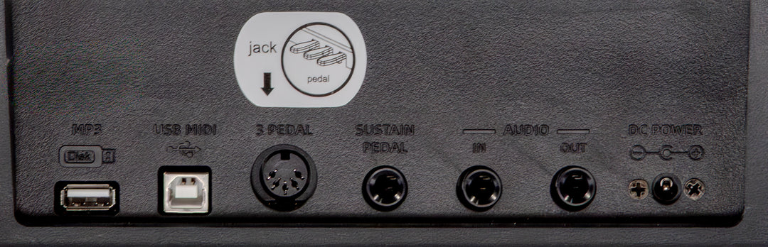Grooveland P450 Piano Pack (Sort)