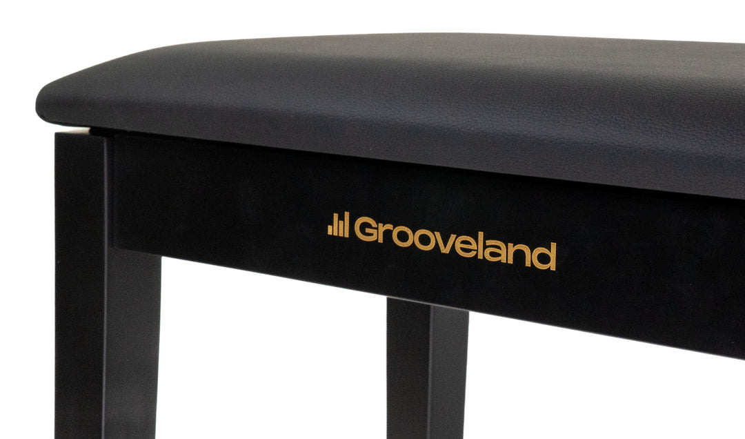 Grooveland KB100 Banc de Piano (Mat Noir)