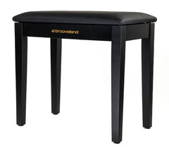 Grooveland KB100 Banc de Piano (Mat Noir)