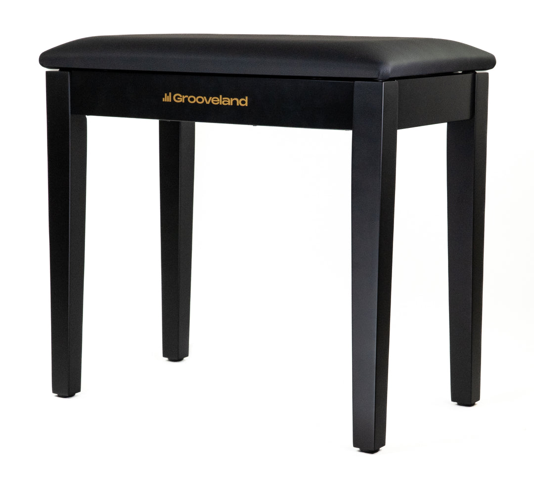Grooveland KB100 Banc de Piano (Mat Noir)
