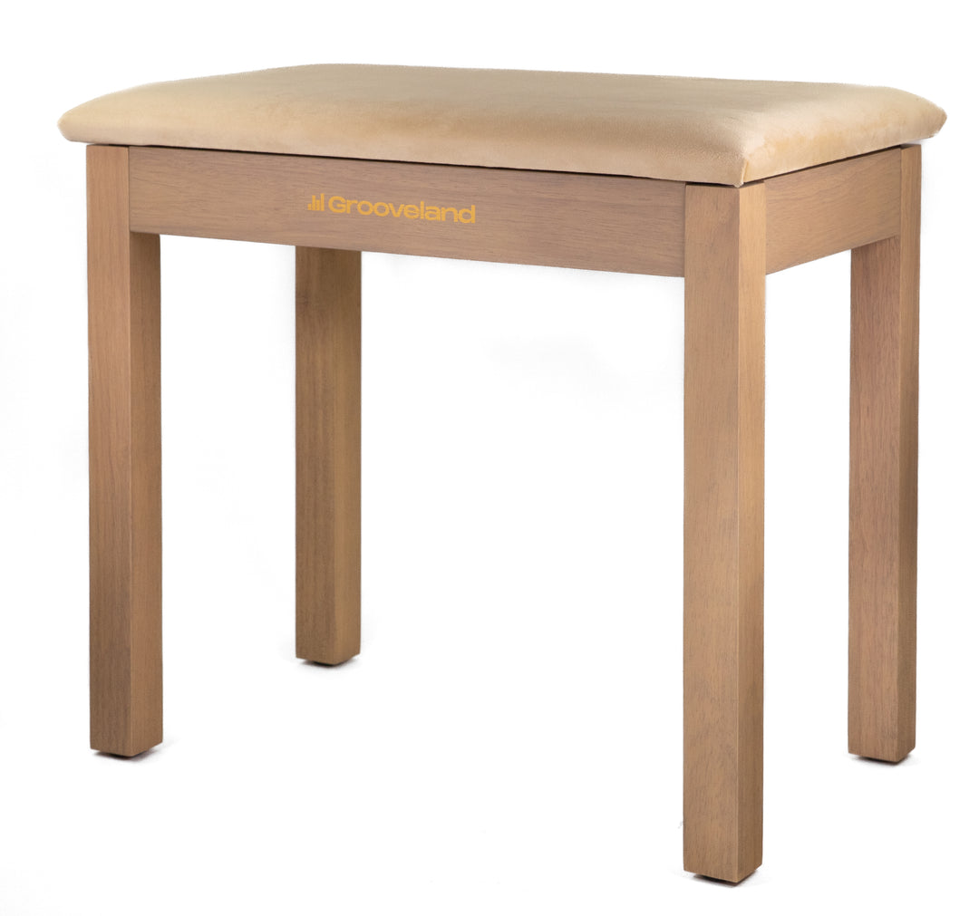 Grooveland KB150 Banc de piano (Bois/Beige)
