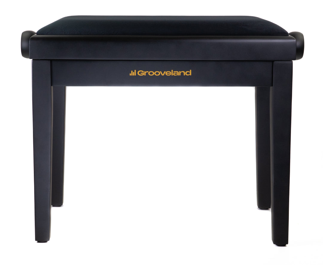 Grooveland KB200 Banc de Piano (Mat Noir)