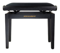 Grooveland KB200 Banc de Piano (Mat Noir)