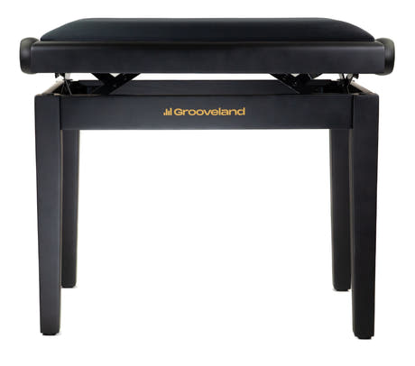 Grooveland KB200 Banc de Piano (Mat Noir)
