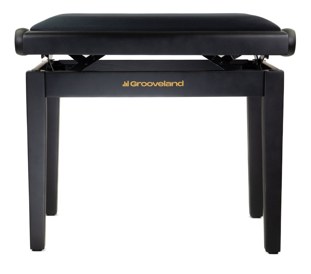 Grooveland KB200 Banc de Piano (Mat Noir)