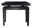 Grooveland KB200 Banc de piano (Noir Mat)