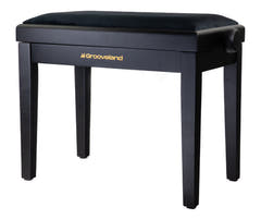 Grooveland KB200 Banc de Piano (Mat Noir)