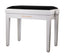 Grooveland KB200 Banc de piano (Blanc Mat, Siège Noir)