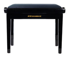 Grooveland KB200 Banc de Piano (Noir Brillant)