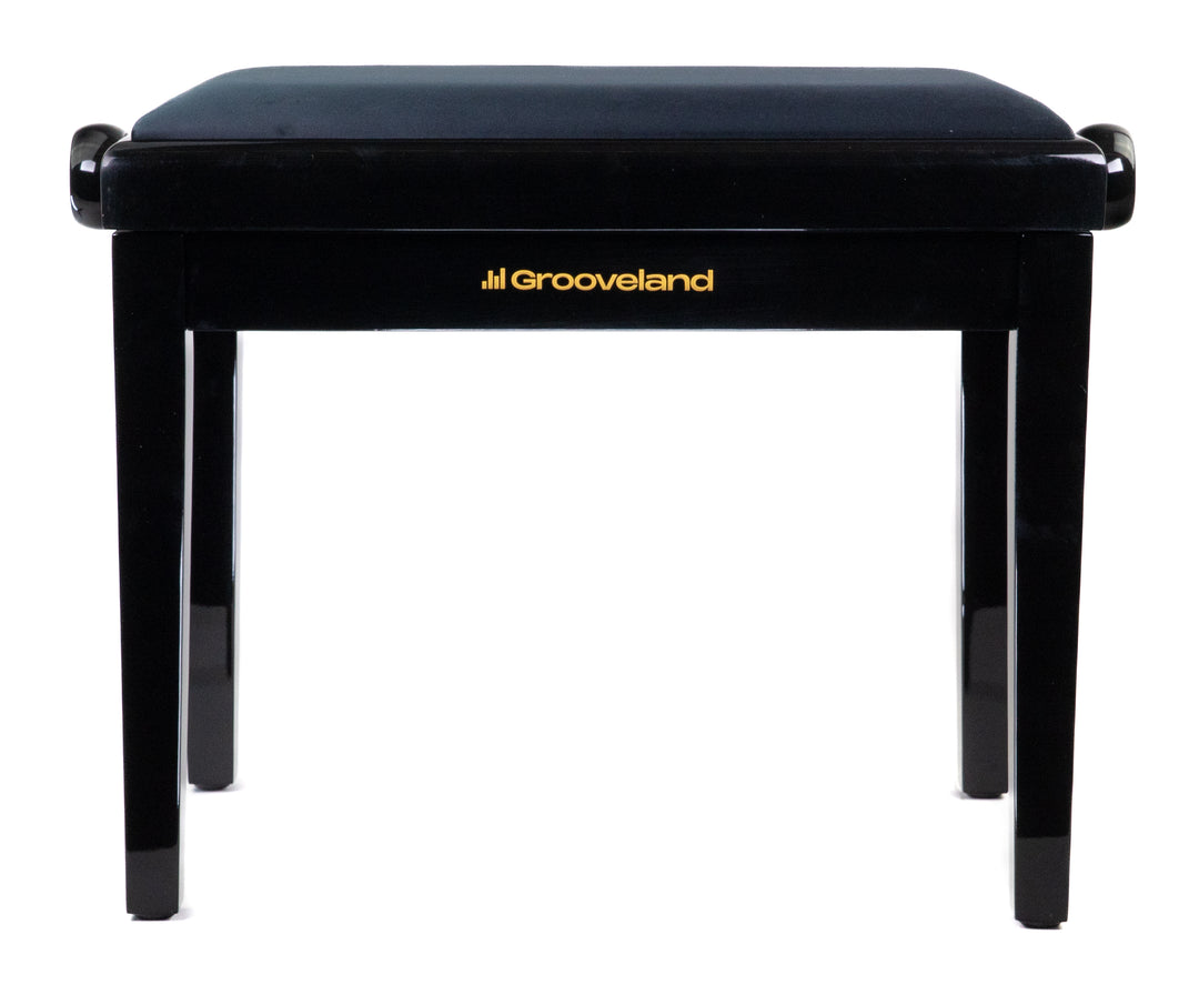 Grooveland KB200 Banc de Piano (Noir Brillant)