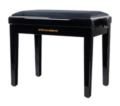 Grooveland KB200 Banc de Piano (Noir Brillant)