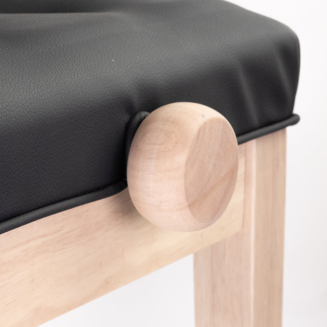 Grooveland KB300 Banc de Piano (Naturel/noir)