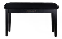 Grooveland KB320 Banc de Piano Double (Mat Noir)