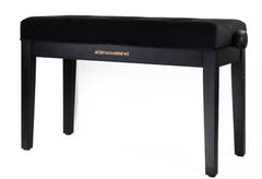 Grooveland KB320 Banc de Piano Double (Mat Noir)