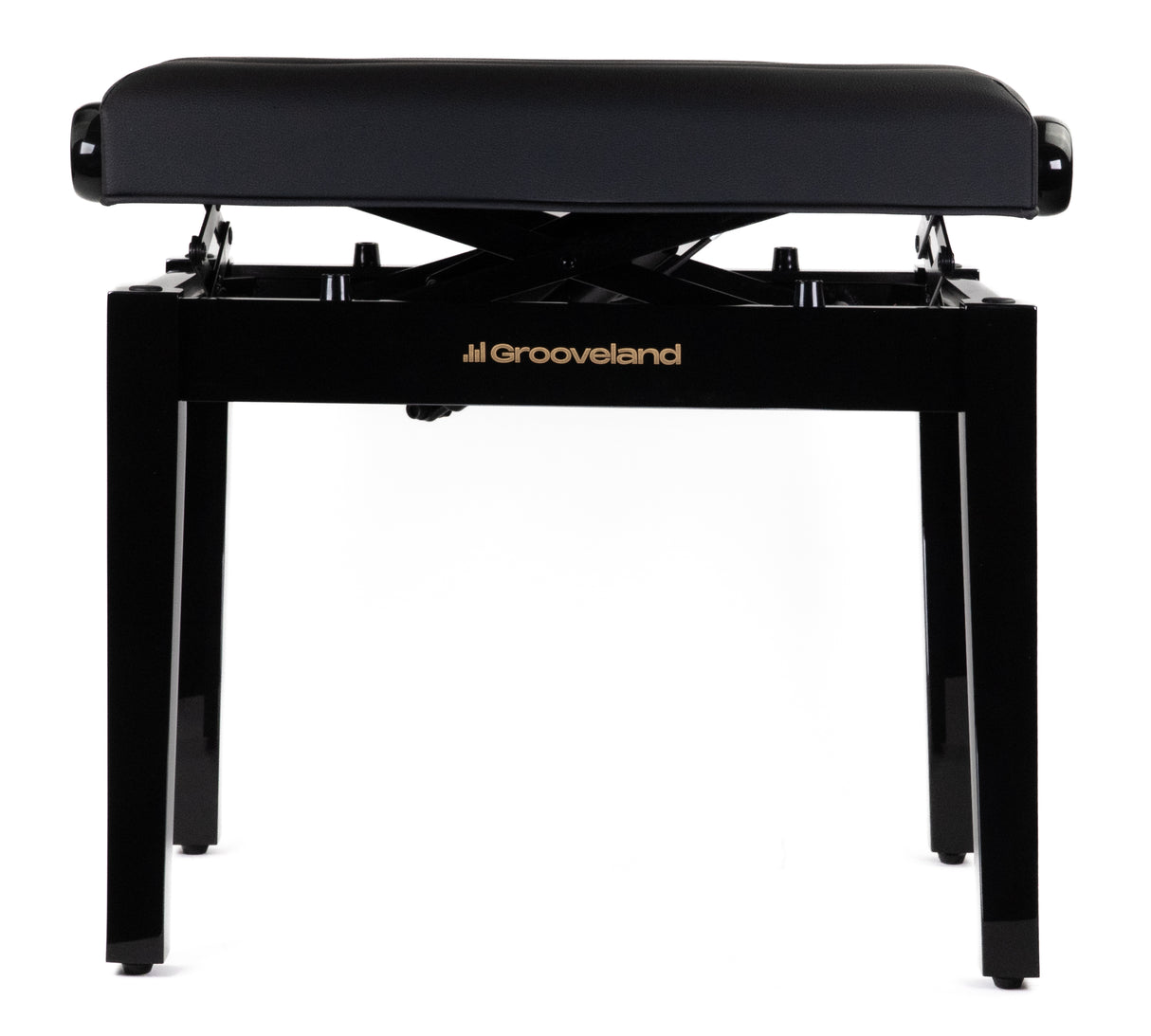 Grooveland KB400 Banc de piano hydraulique (Noir Brillant)