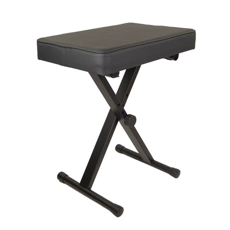 Grooveland KB50MS Banc de Clavier (Mat Noir)