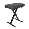 Grooveland KB50MS Banc de Clavier (Mat Noir)