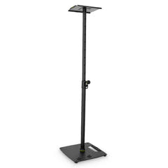 Gravity SP 3202 CS B - Support d’enceinte pour moniteur de studio avec base carrée en acier