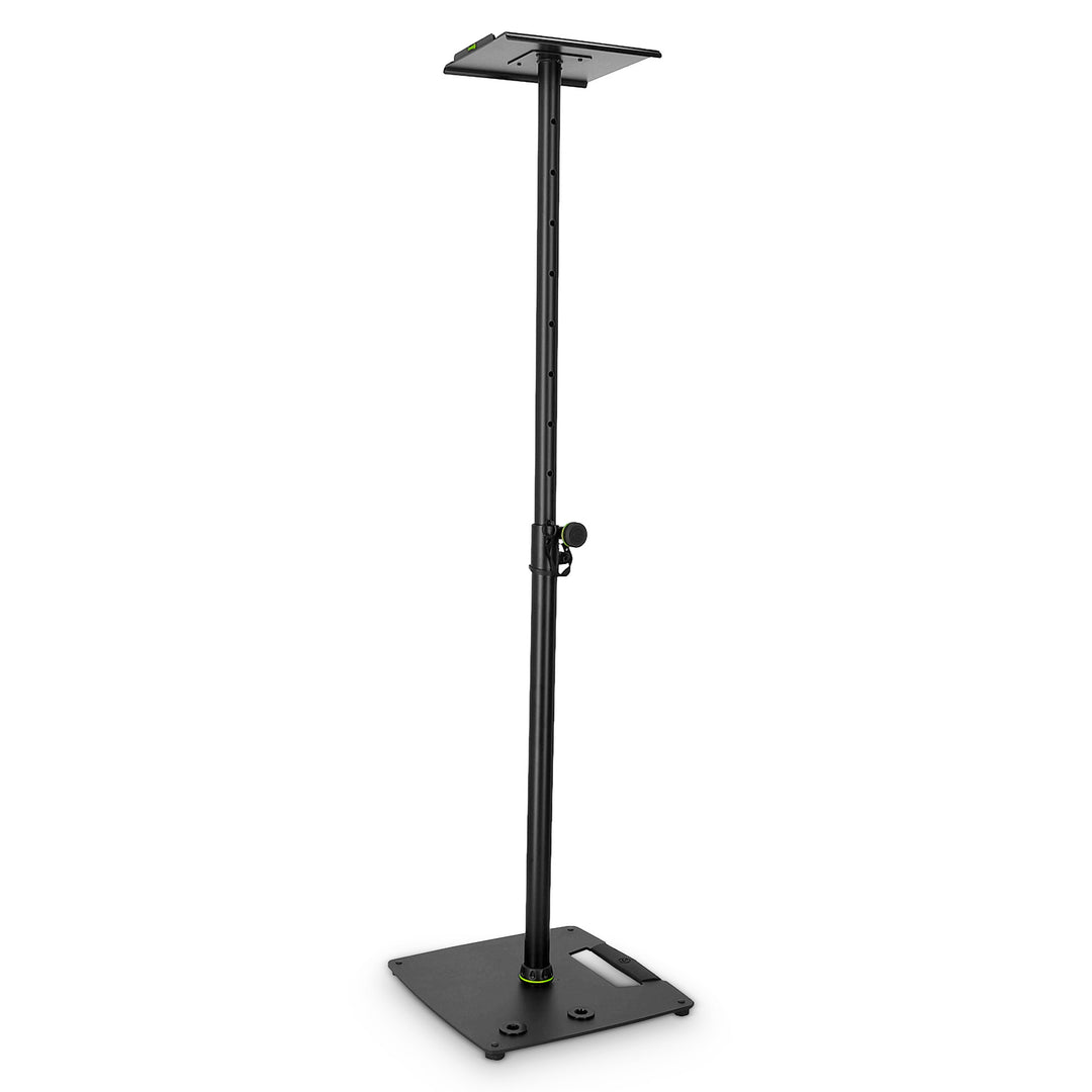 Gravity SP 3202 CS B - Support d’enceinte pour moniteur de studio avec base carrée en acier