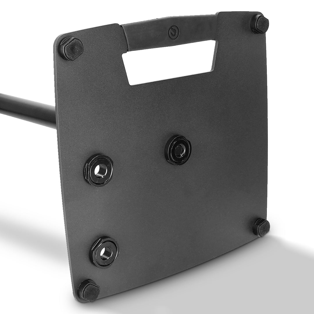 Gravity SP 3202 CS B - Support d’enceinte pour moniteur de studio avec base carrée en acier